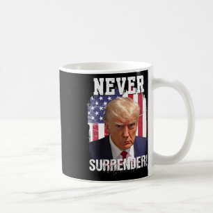 Taza De Café Rendición Trump Bandera EEUU 2024