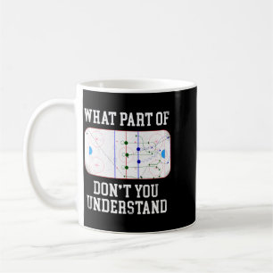 Taza De Café Rendimiento de pista vintage de hockey sobre hielo