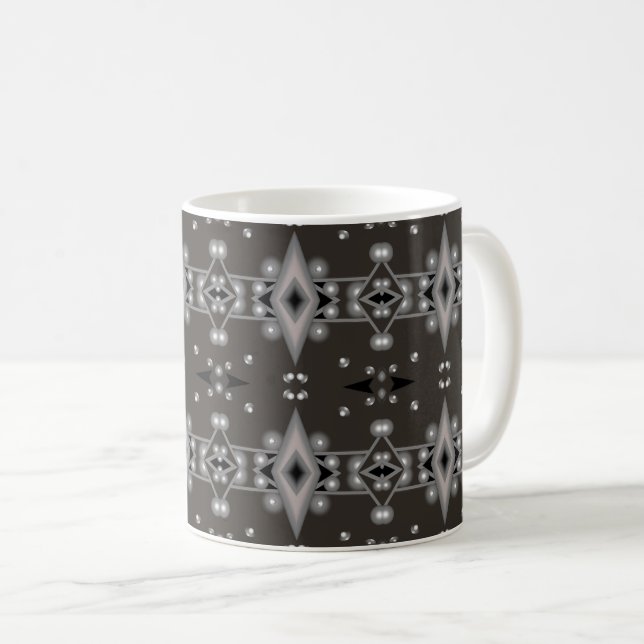 Taza De Café Rendimiento estelar Diseño de arte abstracto moder (Anverso derecho)
