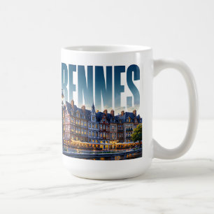 Taza De Café Rennes Francia Patrimonio Bretón Belleza