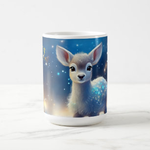 Taza De Café Reno bebé con el saludo de Feliz Navidad