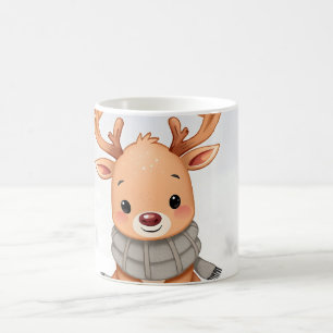 Taza De Café reno bebé kawaii