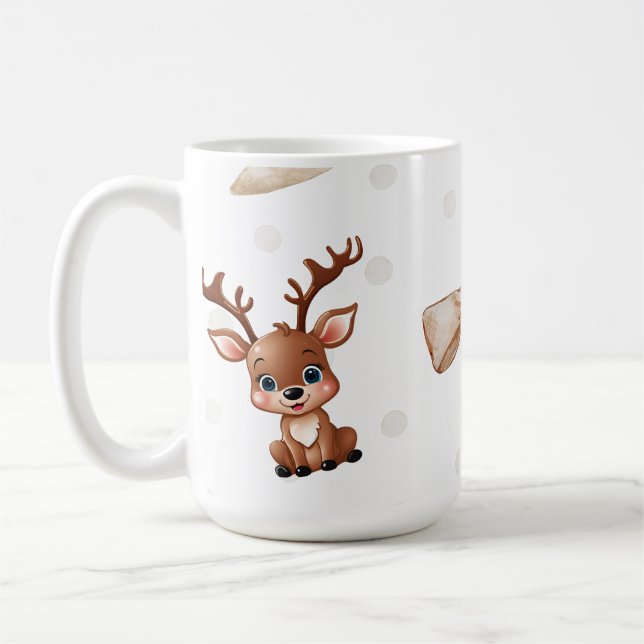 Taza De Café Reno con café de vaca Mug (Izquierda)