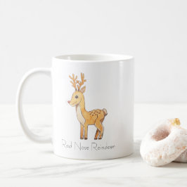 Taza De Café Reno de Nariz Roja