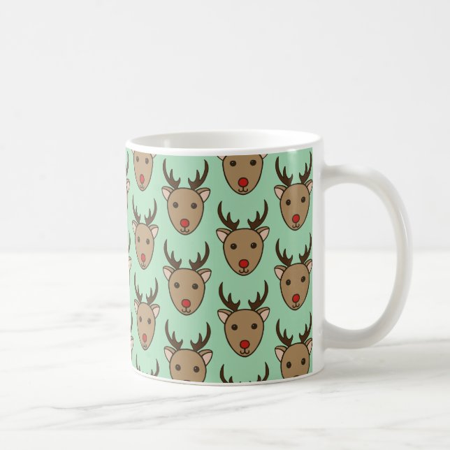 Taza de café Reno de Navidad (Derecha)