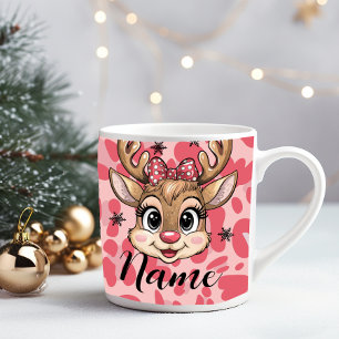 Taza De Café Reno personalizado rosa