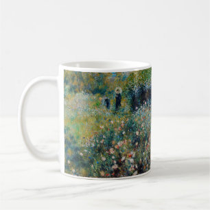 Taza De Café Renoir - Mujer con un Parasol en un Jardín