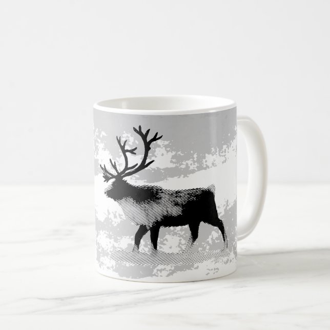 Taza De Café Renos en invierno (Anverso derecho)