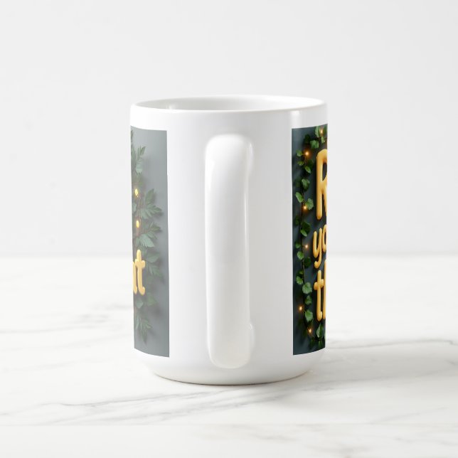Taza De Café Renovar tu mente con pensamientos Muro Inspirador  (Mango)