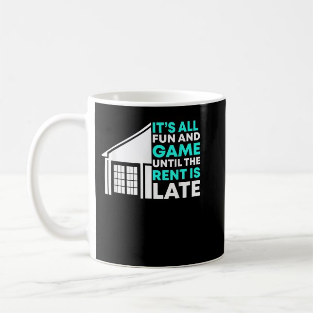 Taza De Café Rent Is Late Landlord Property Manager (Izquierda)