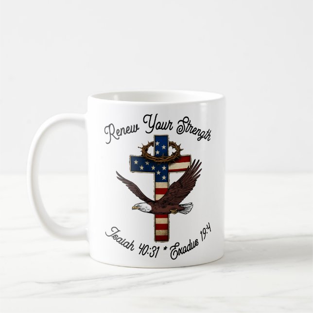 Taza De Café Renueva su fuerza (Izquierda)