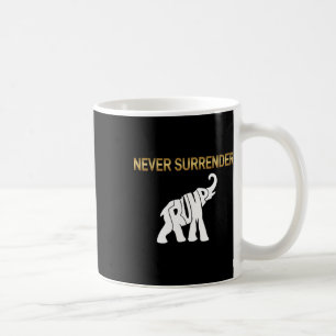 Taza De Café Renunciar al elefante Trump