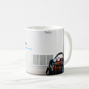 Taza De Café Reparación de HVAC Sistema de Calefacción Enfriami