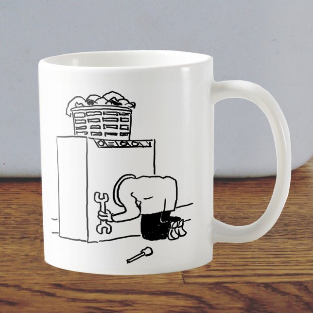 Taza De Café Reparación de lavadora Hombre Café Mug (Subido por el creador)