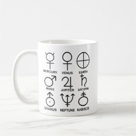 Taza De Café Reparación de Plutón - 9 Planetas Mug