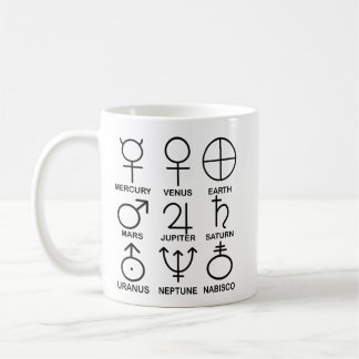 Taza De Café Reparación de Plutón - 9 Planetas Mug