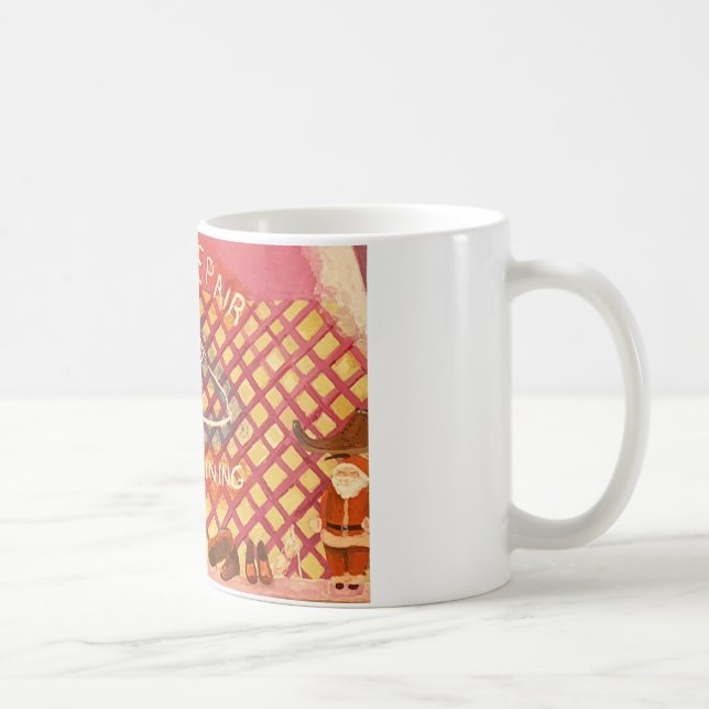 Taza De Café Reparación de zapatos (Derecha)