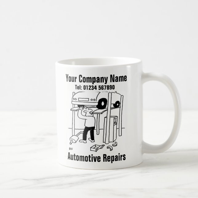 Taza De Café Reparaciones automotriz (Derecha)