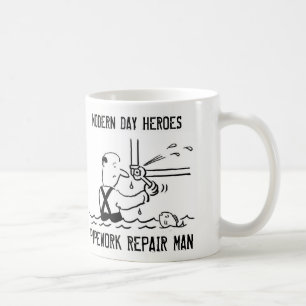 Taza De Café Reparador de Tuberías de Fontanería