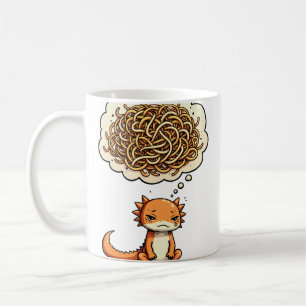 Taza De Café Repensar este Introvertido Humo Axolotl Sienna Que