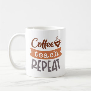 Taza De Café Repetición de prueba de café