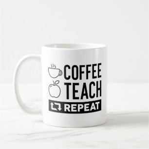 Taza De Café Repetición de prueba de café