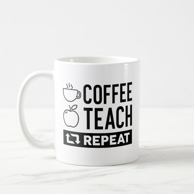 Taza De Café Repetición de prueba de café (Izquierda)