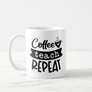 Taza De Café Repetición de prueba de café