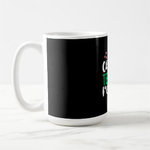 Taza De Café Repetición de Teach de arte para profesores