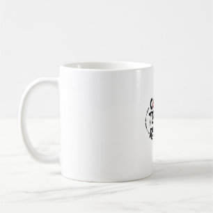Taza De Café Repetición de Teach de arte para profesores