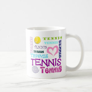 Taza De Café Repetición del tenis