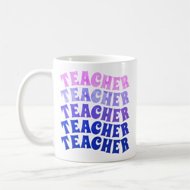 Taza De Café Repetición personalizada de café de profesor ondul (Izquierda)