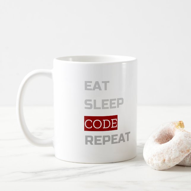 Taza De Café Repetir CÓDIGO de suspensión (Con donut)