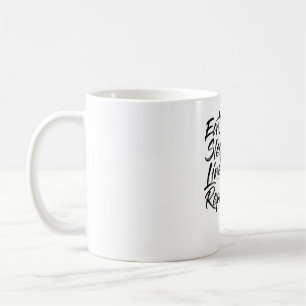 Taza De Café Repetir el baile de la línea de suspensión