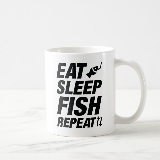 Taza De Café Repetir el sueño del pez (Derecha)