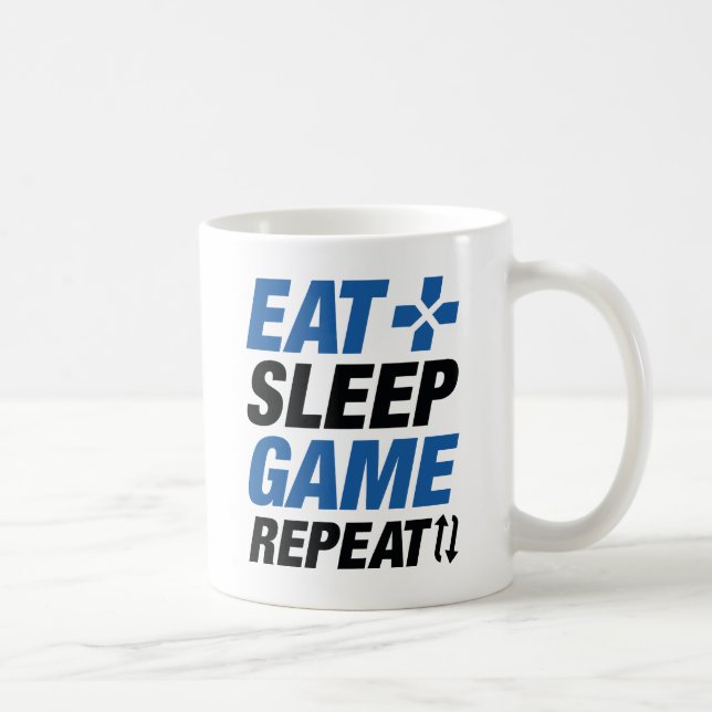 Taza De Café Repetir juego de sueño (Derecha)