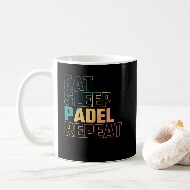 Taza De Café Repetir la hoja de sueño (Con donut)