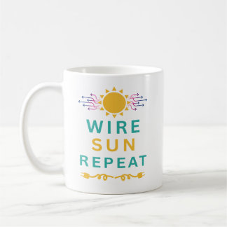 Taza De Café Repetir Sol Cable