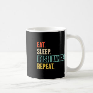 Taza De Café Repito irlandés de baile de sueño ininterrumpido -