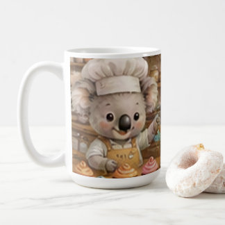 Taza De Café Reposteros Koala Creando Deliciosos Cupcakes y Gol