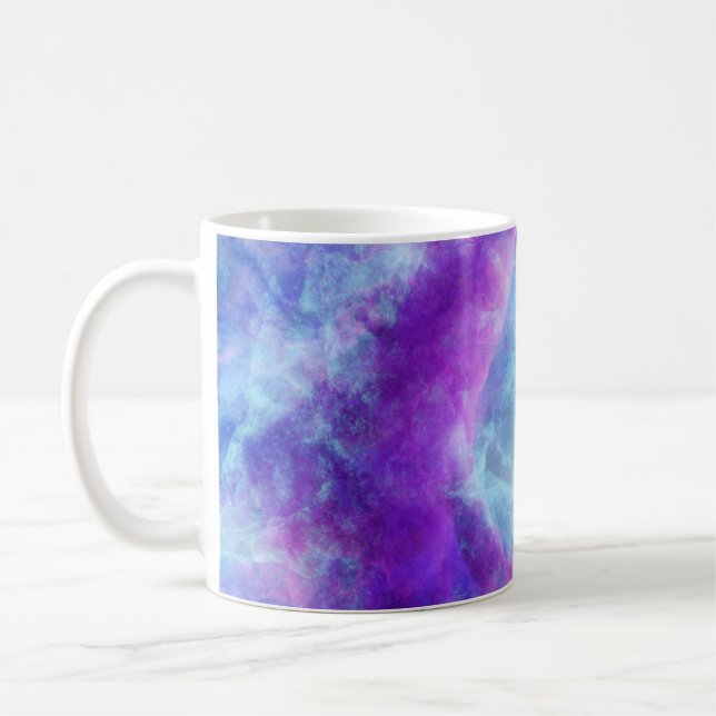 Taza De Café Representación abstracta de niebla en el espacio c (Izquierda)