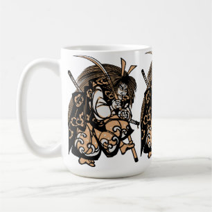 Taza De Café Representación teatral de Samurai