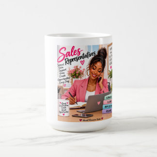 Taza De Café Representante de Ventas — Creando Oportunidades