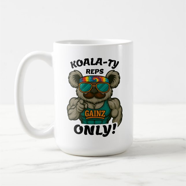 Taza De Café Representantes de Koala-ty solamente – divertido e (Izquierda)