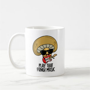 Taza De Café Reproducir ese Hongi Music Funny Mushroom Pun