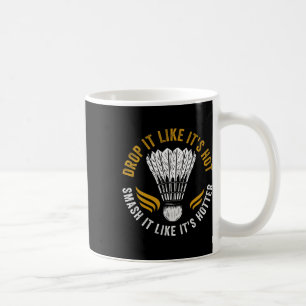 Taza De Café Reproductor de Badminton lanzadera