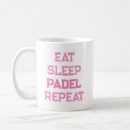 Taza De Café reproductor de padel de repetición de pausa