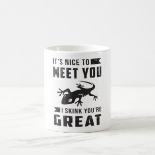 Taza De Café Reptile Gecko Lizard Reptiles Lover Gracioso Regal