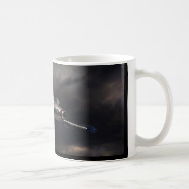 Taza De Café ”Republic F-84 Thunderjet”mug (Derecha)