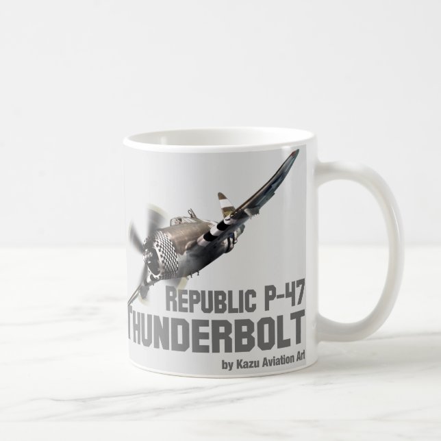 Taza De Café Republic P-47 Thunderbolt　サンダーボルト (Derecha)